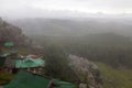 Tovkhon Monastery in the fog